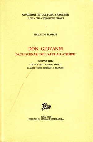 Don Giovanni dagli scenari dell’arte alla «Foire»