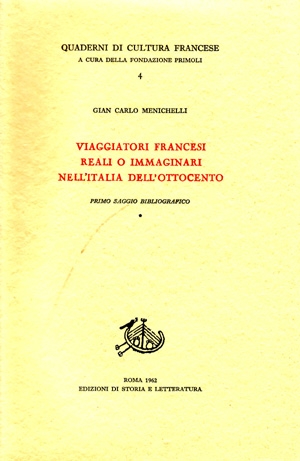 Viaggiatori francesi reali o immaginari nell’Italia dell’Ottocento