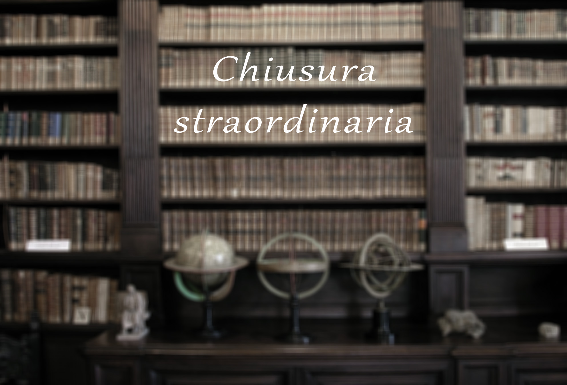 Chiusura straordinaria